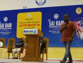 Entrepreneurship @ Sairam College of Engineering, Chennai